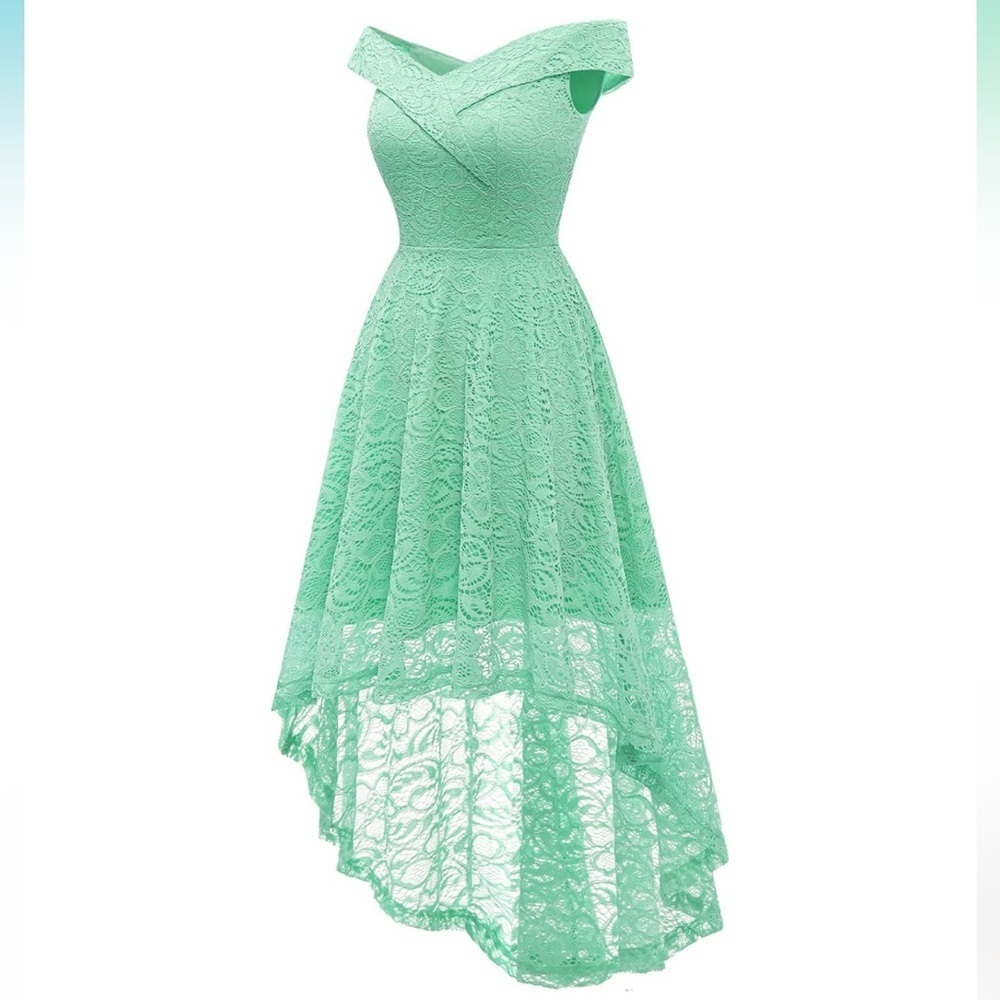 New Off the Shoulder Elegant Lace Dress